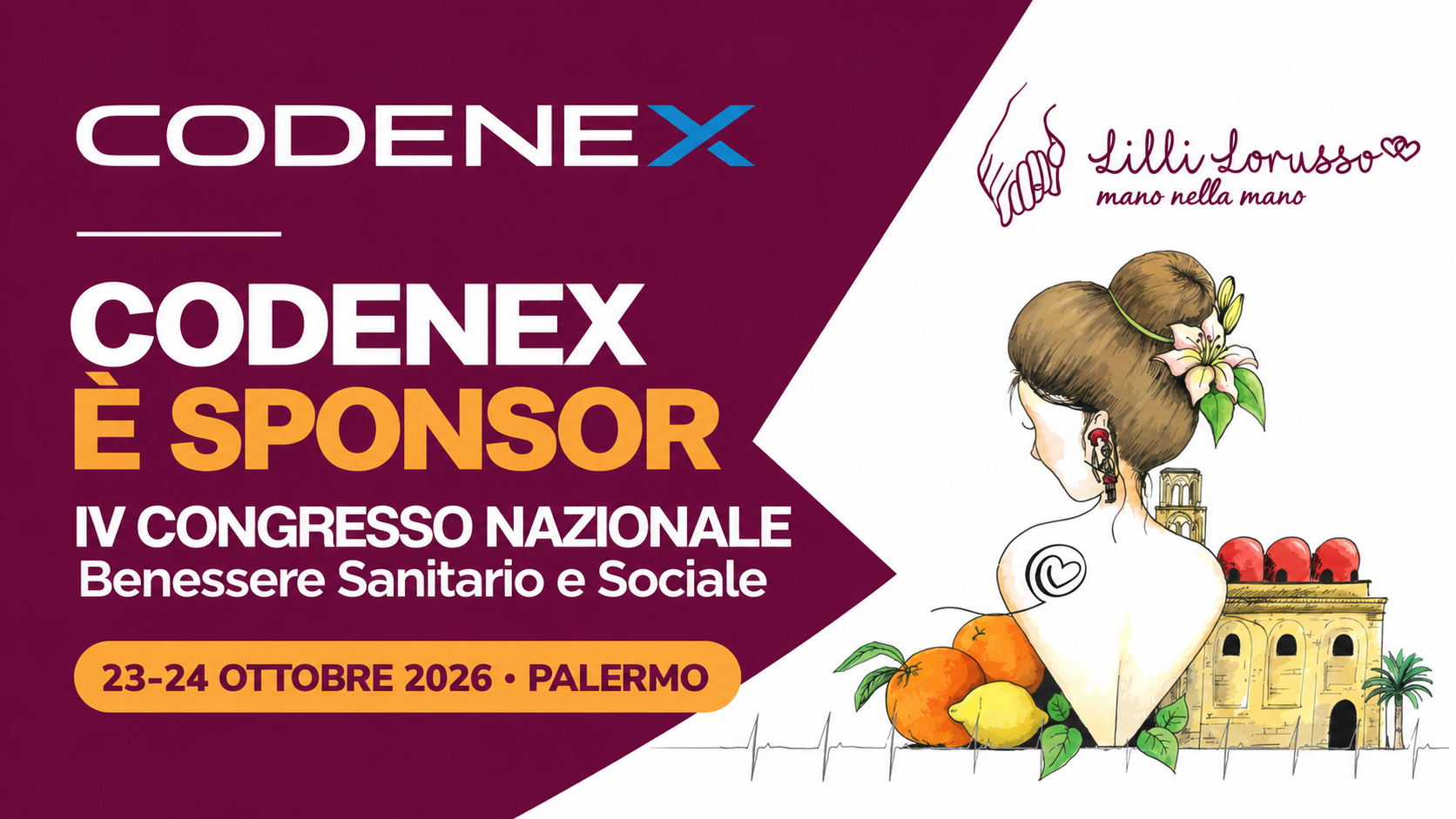 Codenex Web Agency sponsor del IV Congresso nazionale “Benessere Sanitario e Sociale”